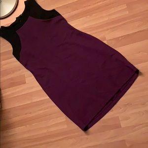 Office summer favourite - Sleeveless violet dress